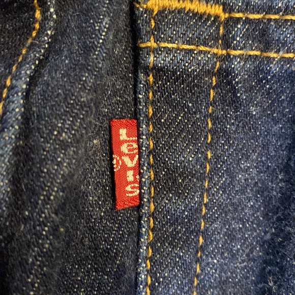 Vintage Levi 550 Relaxed Fit Tapered Leg High Waisted Dark Wash Mom Jeans-28X28 - Picture 16 of 16